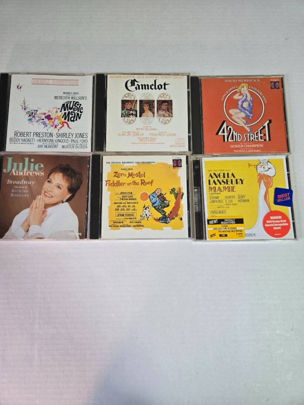 Lot of (6) Broadway Show and Music CD's See Description For Titles
